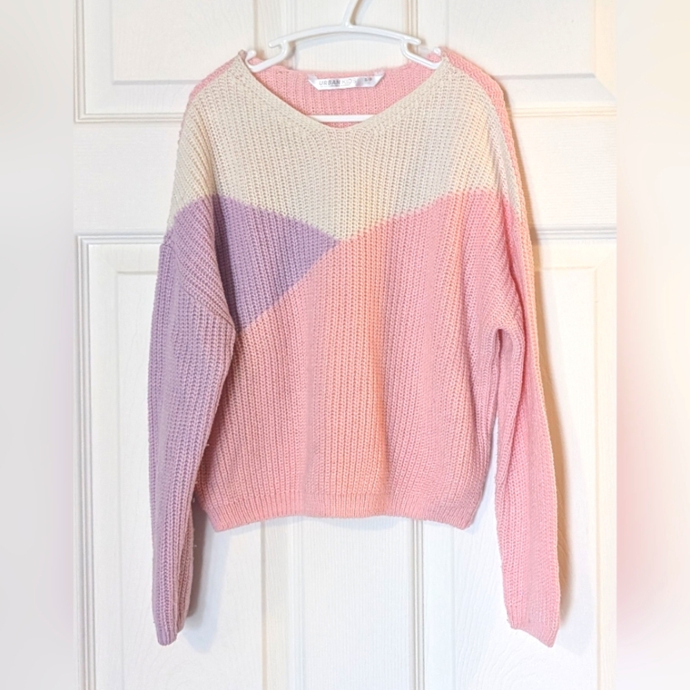 Girls Cable Knit Sweater